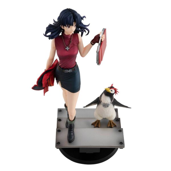Descubre el apasionante mundo de Estatua Gals Misato Katsuragi y Pen Pen.
