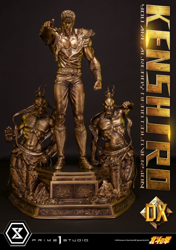 Descubre el apasionante mundo de Estatua Kenshiro Deluxe Gold Version.