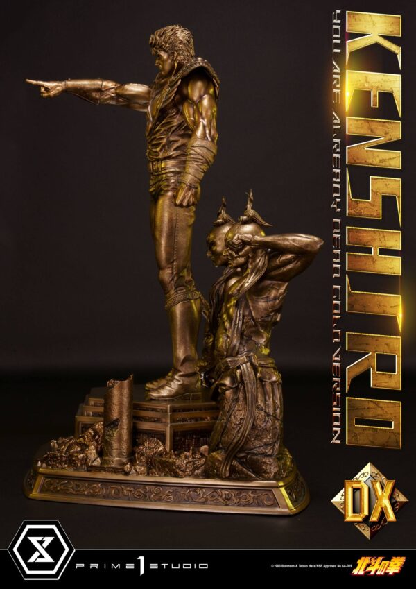 Descubre el apasionante mundo de Estatua Kenshiro Deluxe Gold Version.