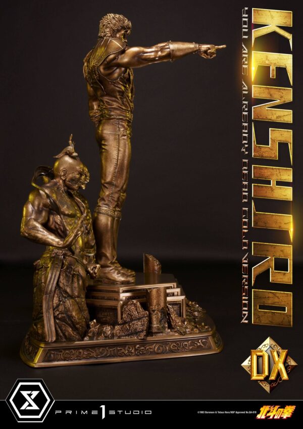 Descubre el apasionante mundo de Estatua Kenshiro Deluxe Gold Version.
