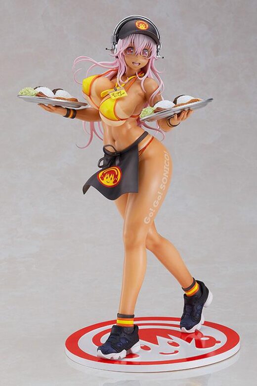 Estatua Super Sonico Bikini Waitress