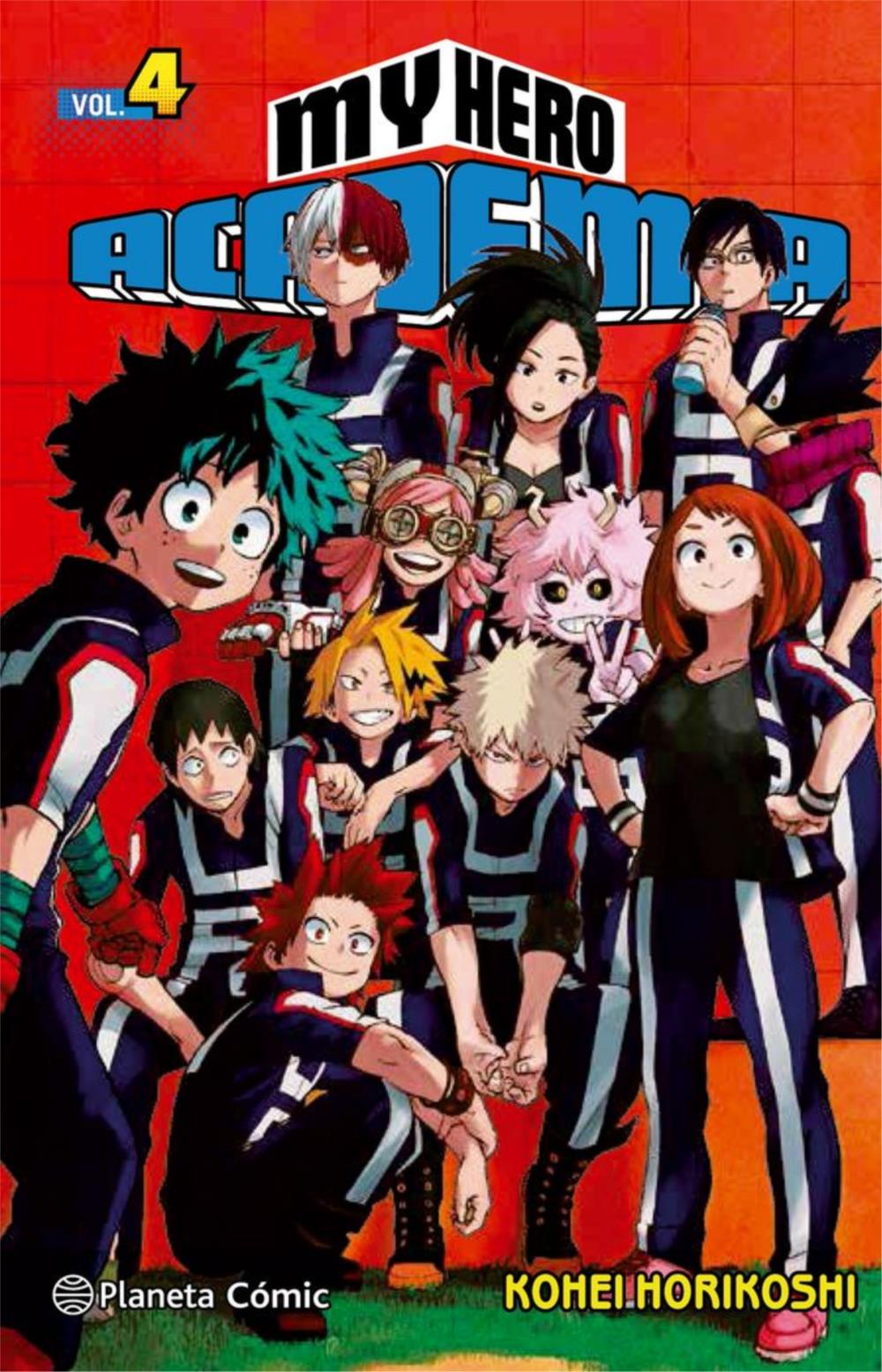 Descubre el apasionante mundo de Manga My Hero Academia 04.