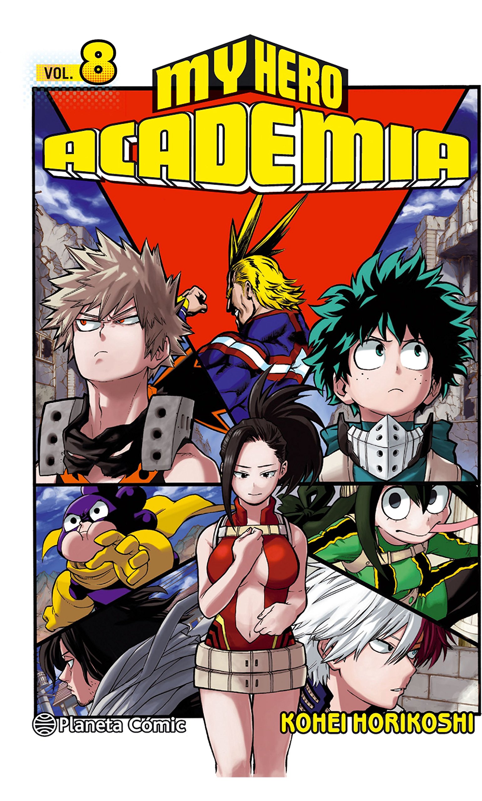 Descubre el apasionante mundo de Manga My Hero Academia 08.