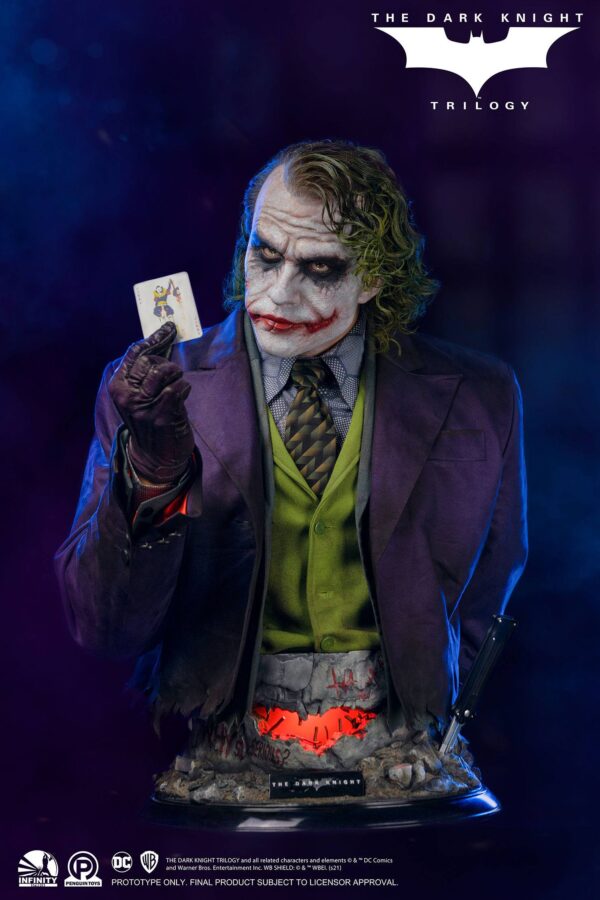 Busto tamaño real Joker Dark Knight