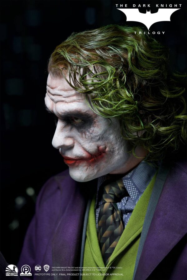 Descubre el apasionante mundo de Busto tamaño real Joker Dark Knight.
