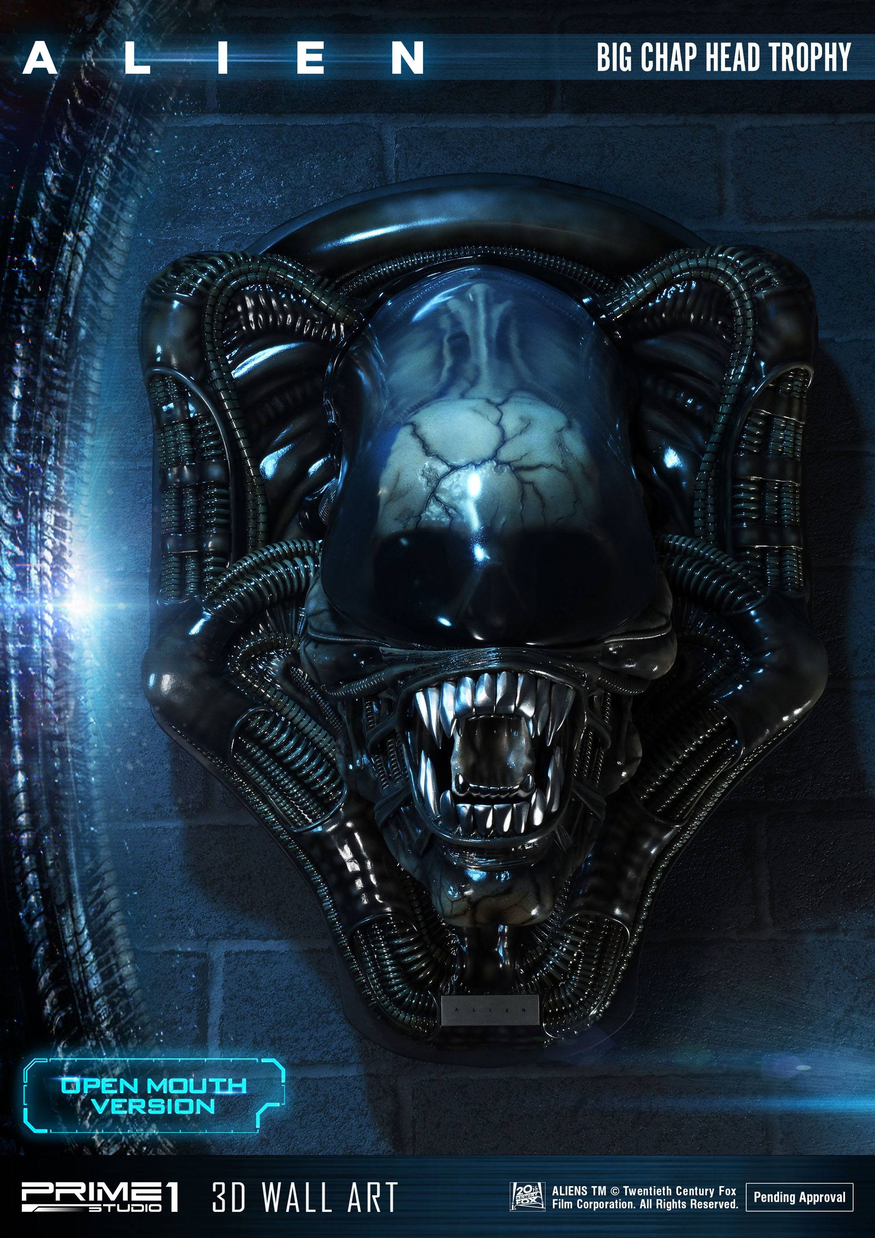 Descubre el apasionante mundo de Decoracion Alien Head Trophy Open Mouth.