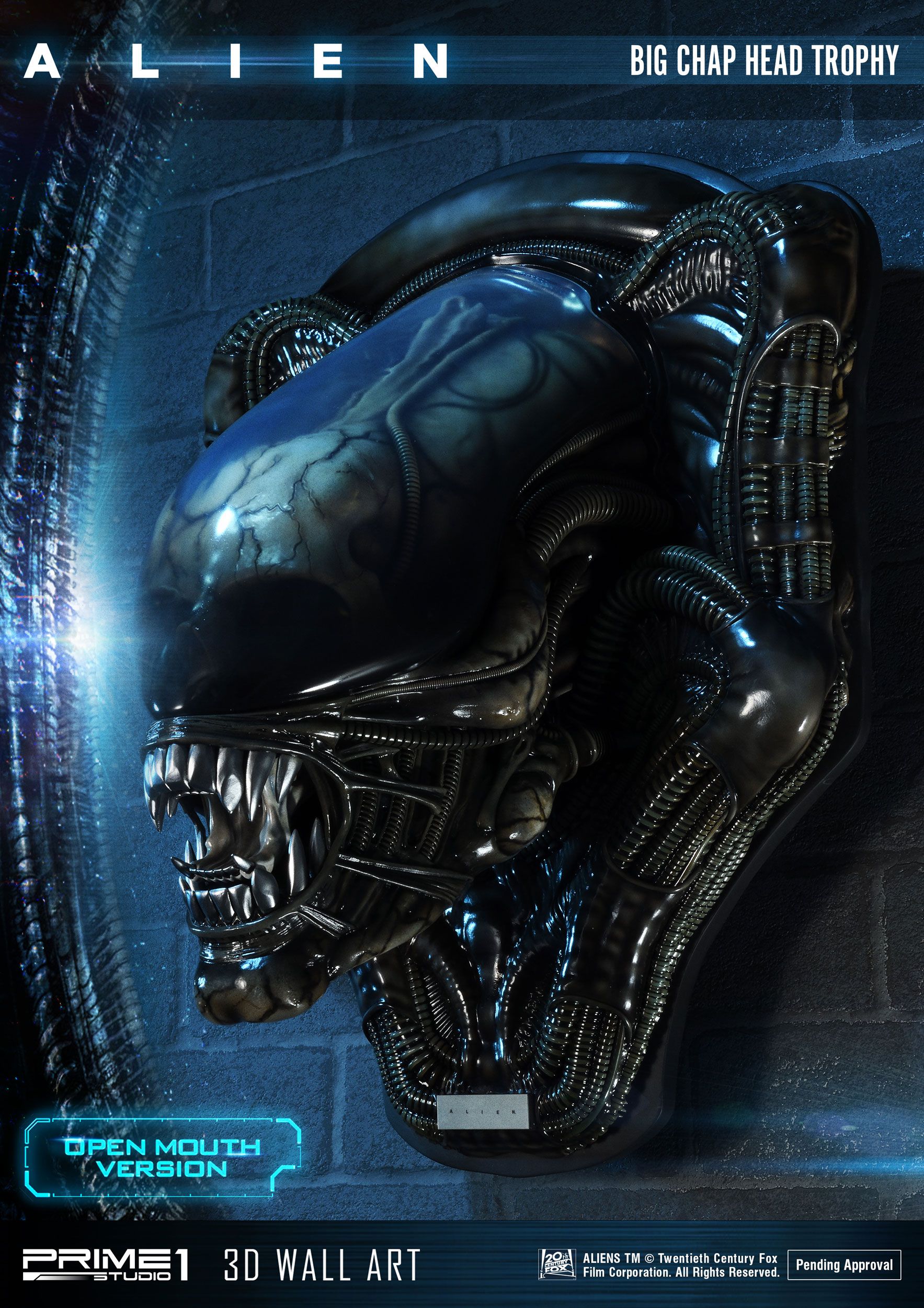 Descubre el apasionante mundo de Decoracion Alien Head Trophy Open Mouth.
