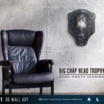Descubre el apasionante mundo de Decoracion Alien Head Trophy Open Mouth.