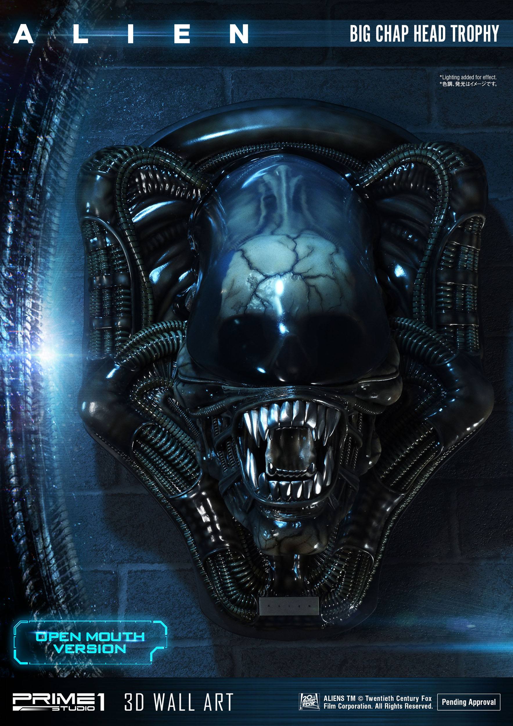 Descubre el apasionante mundo de Decoracion Alien Head Trophy Open Mouth.