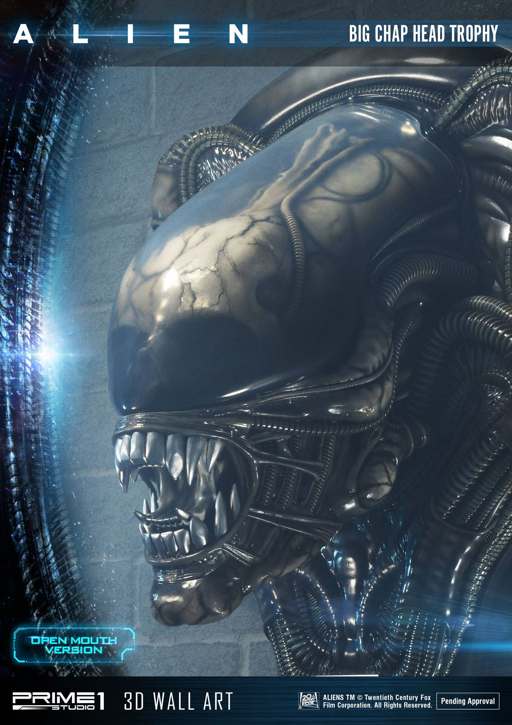 Descubre el apasionante mundo de Decoracion Alien Head Trophy Open Mouth.