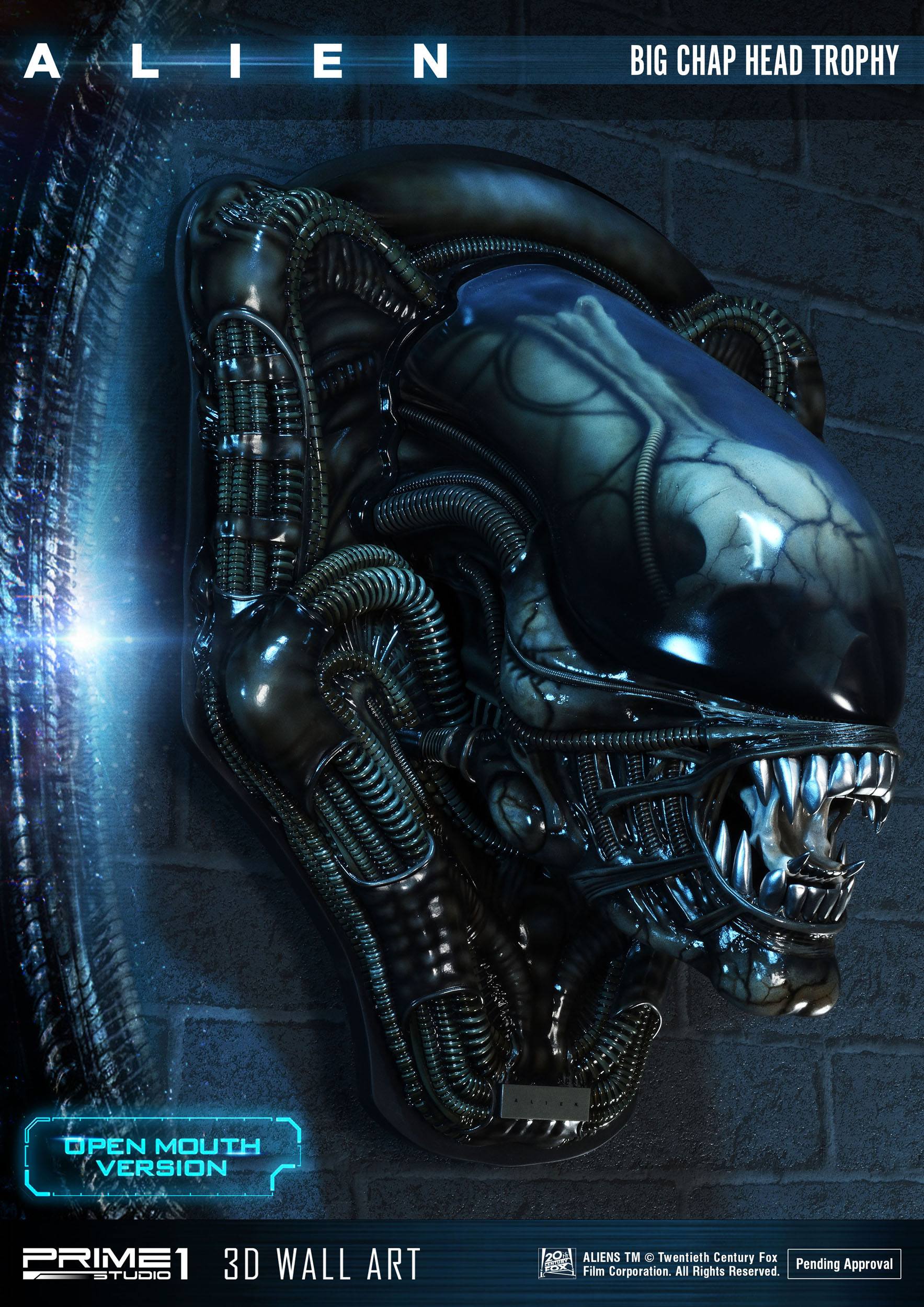 Descubre el apasionante mundo de Decoracion Alien Head Trophy Open Mouth.