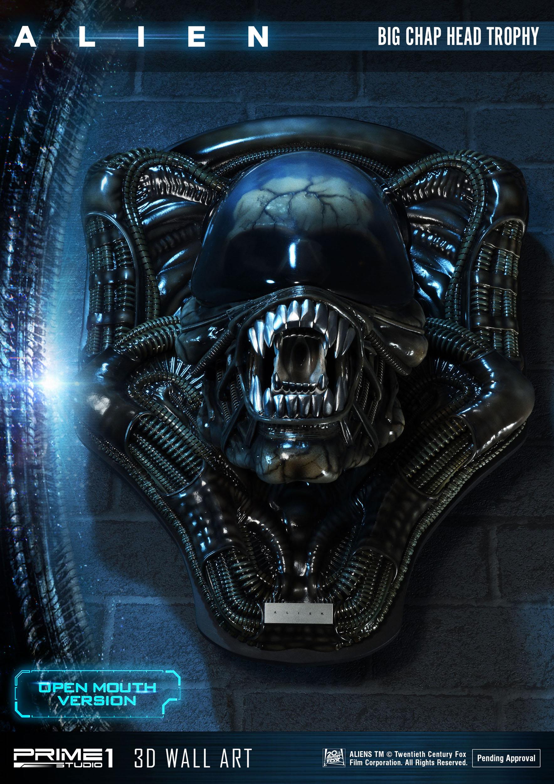 Descubre el apasionante mundo de Decoracion Alien Head Trophy Open Mouth.