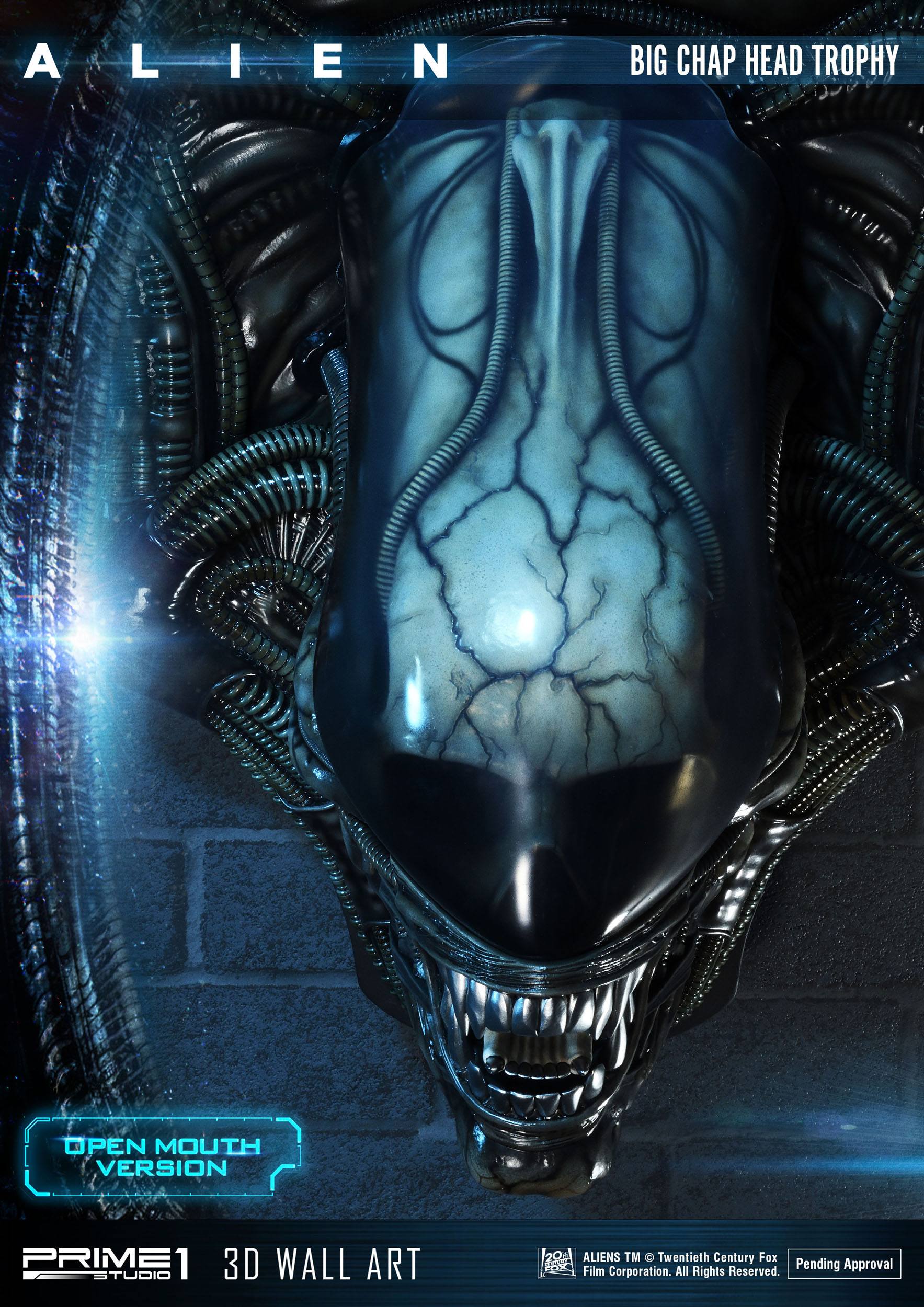 Descubre el apasionante mundo de Decoracion Alien Head Trophy Open Mouth.
