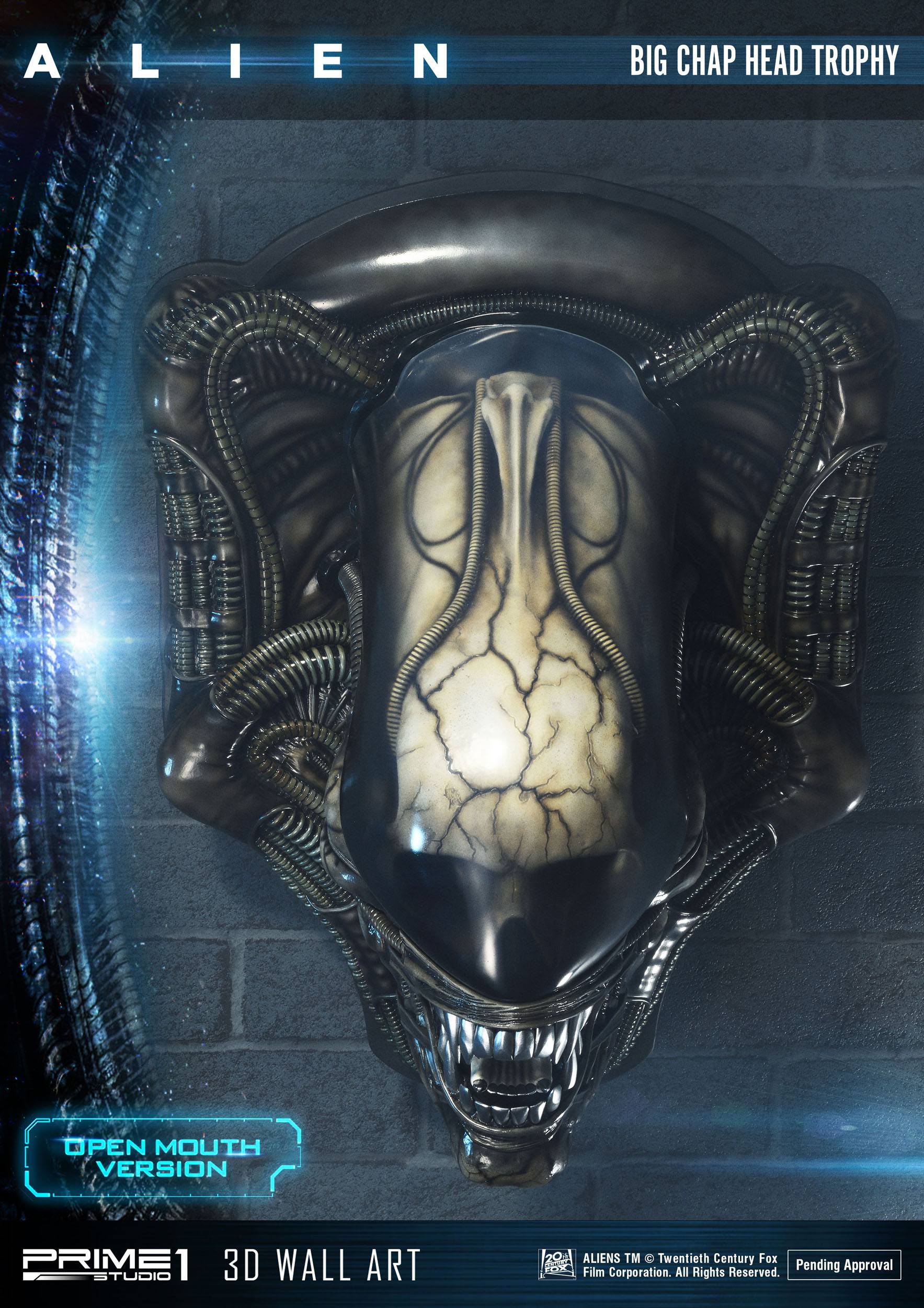 Descubre el apasionante mundo de Decoracion Alien Head Trophy Open Mouth.