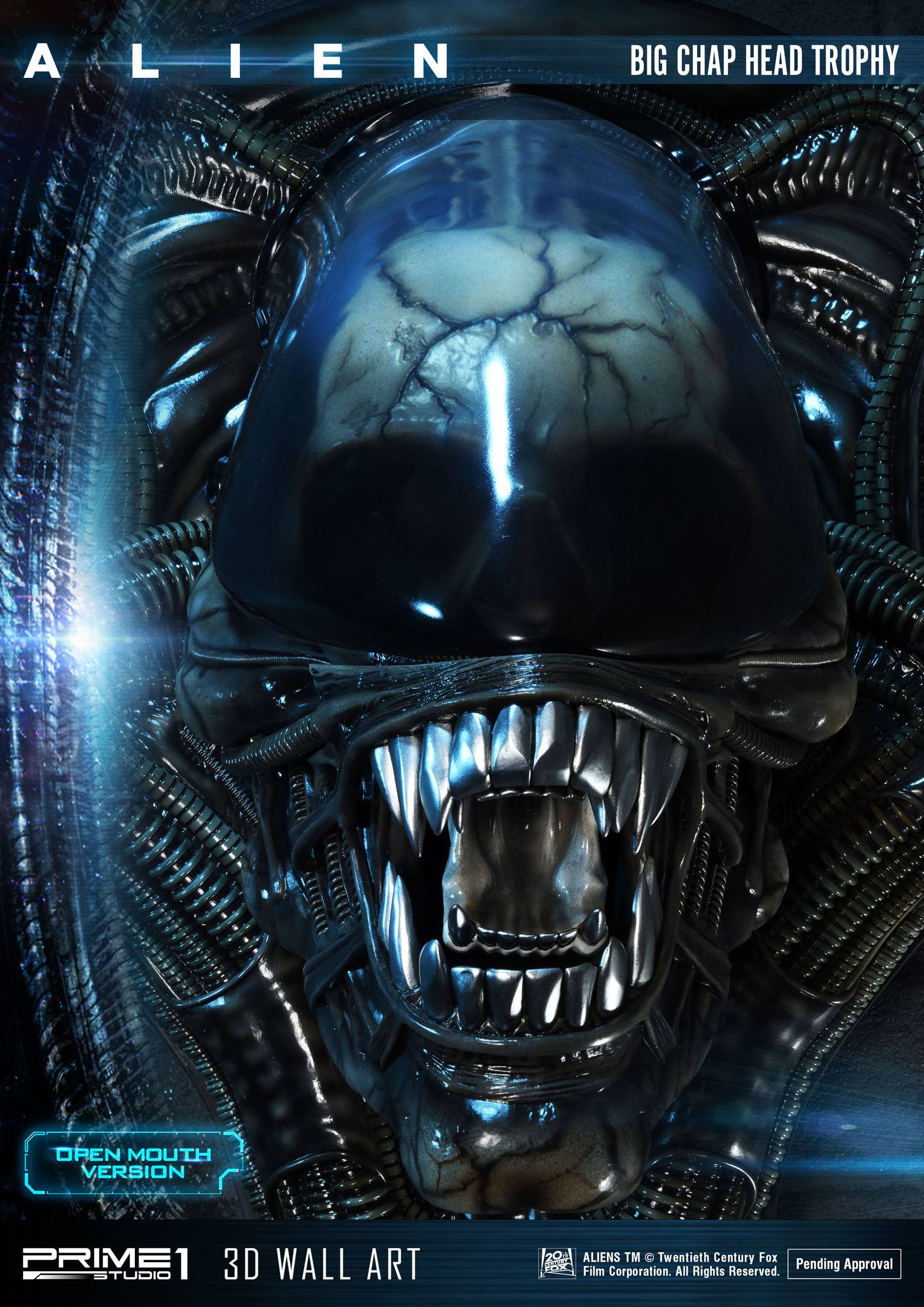 Descubre el apasionante mundo de Decoracion Alien Head Trophy Open Mouth.