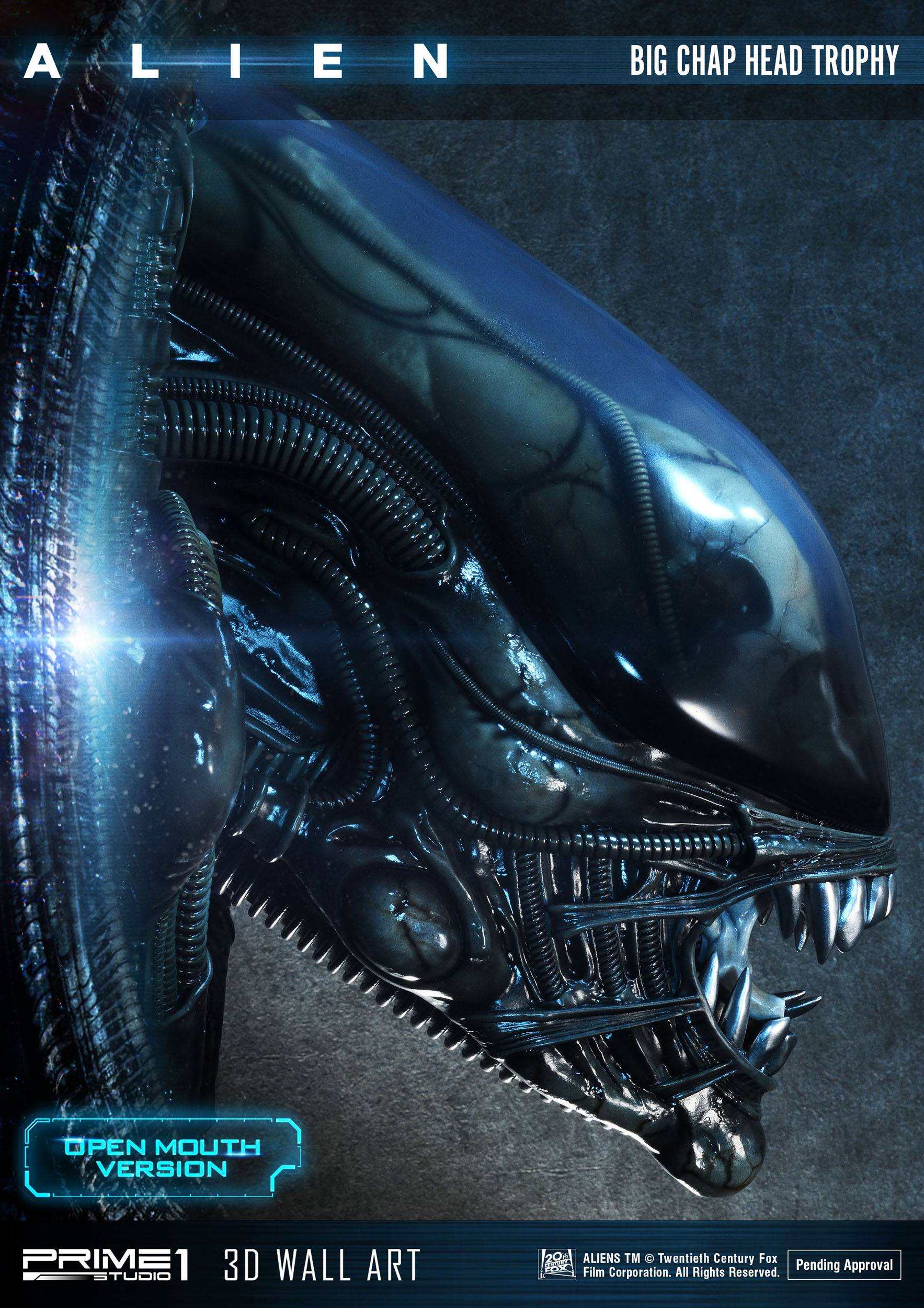 Descubre el apasionante mundo de Decoracion Alien Head Trophy Open Mouth.