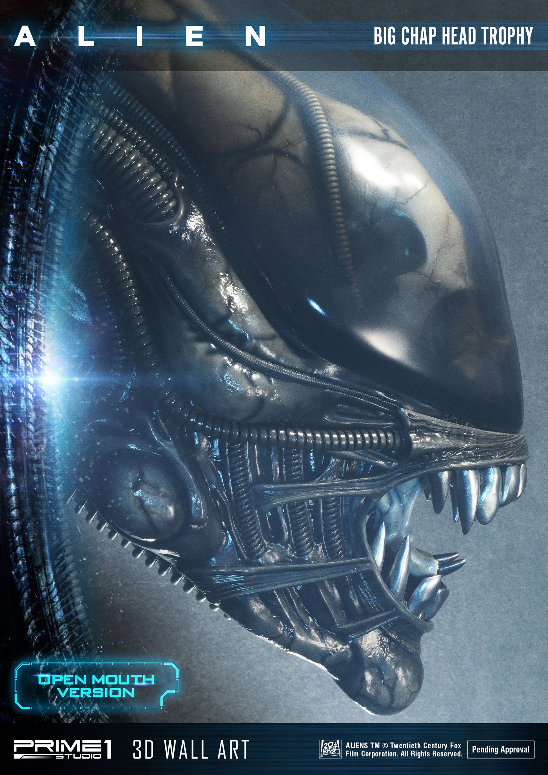 Descubre el apasionante mundo de Decoracion Alien Head Trophy Open Mouth.