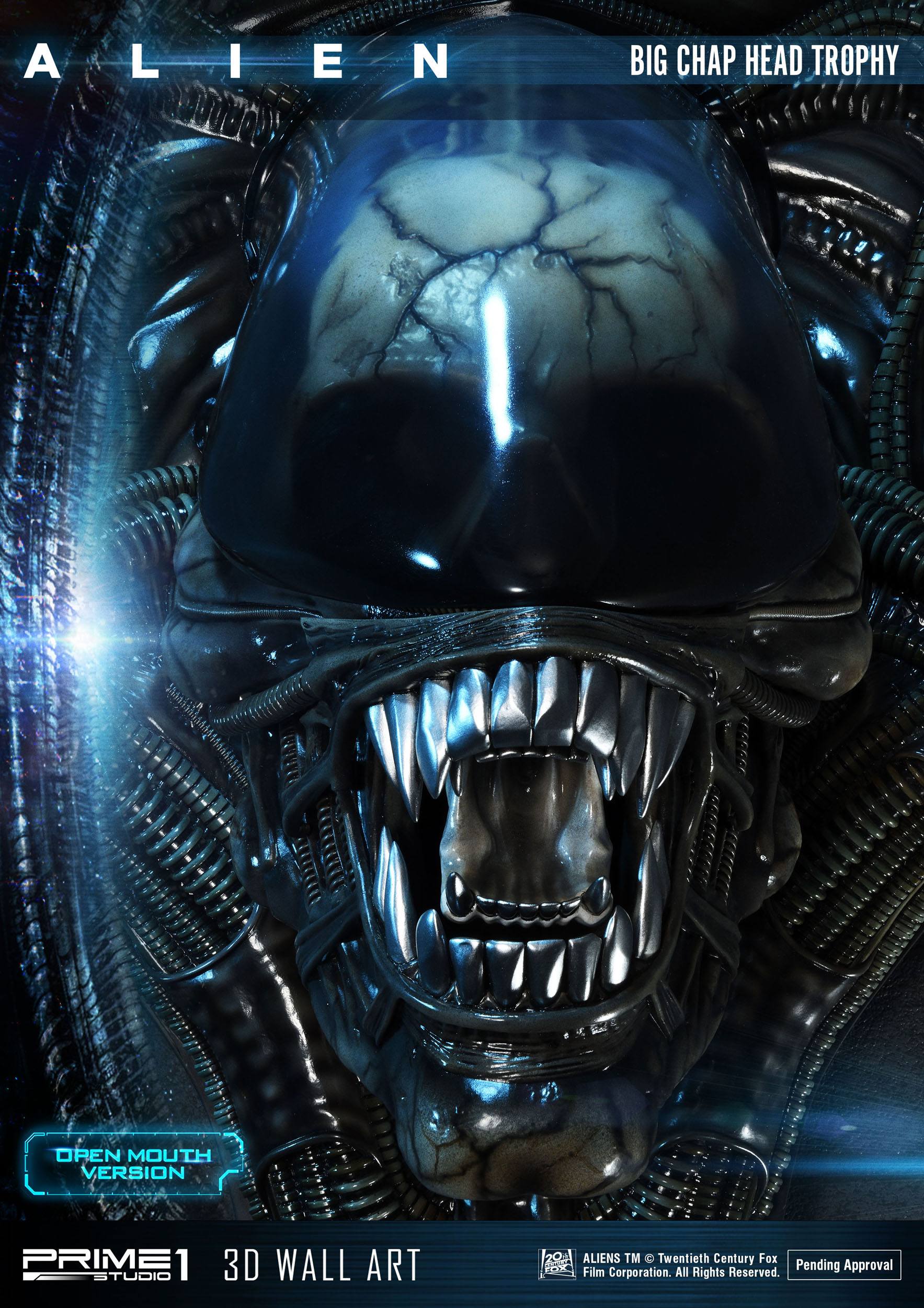 Descubre el apasionante mundo de Decoracion Alien Head Trophy Open Mouth.