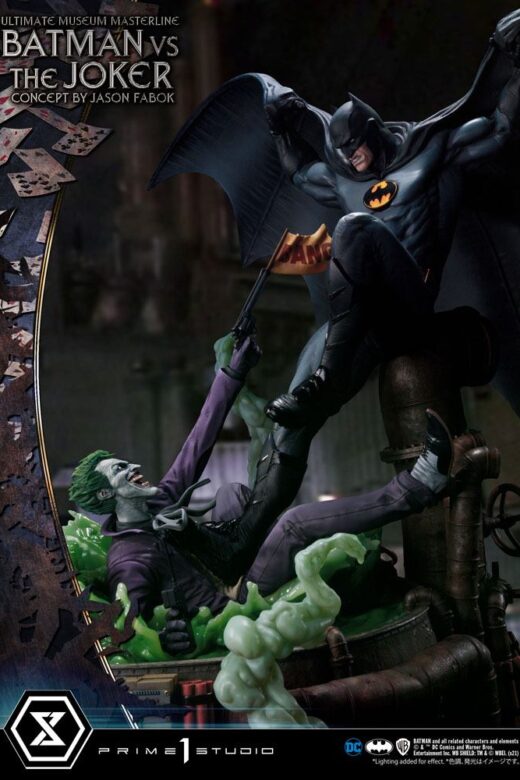 Estatua Batman vs The Joker