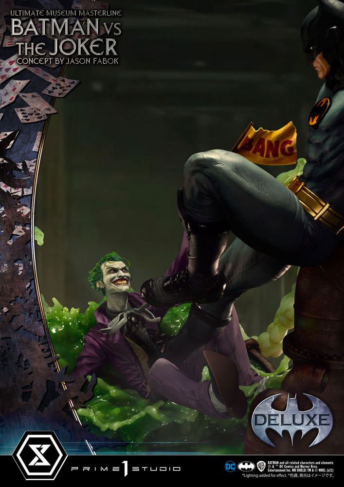 Estatua Batman vs The Joker Deluxe Bonus