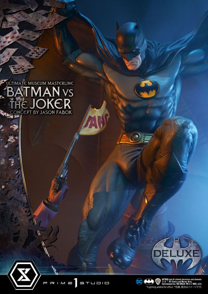 Estatua Batman vs The Joker Deluxe Bonus