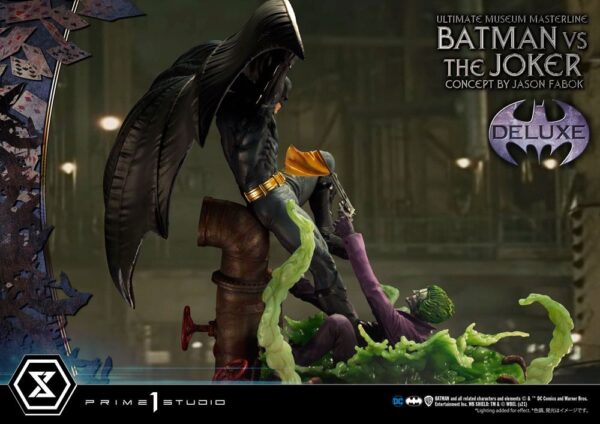 Estatua Batman vs The Joker Deluxe Bonus