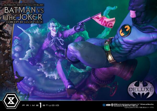 Estatua Batman vs The Joker Deluxe Bonus