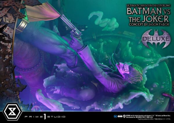 Estatua Batman vs The Joker Deluxe Bonus