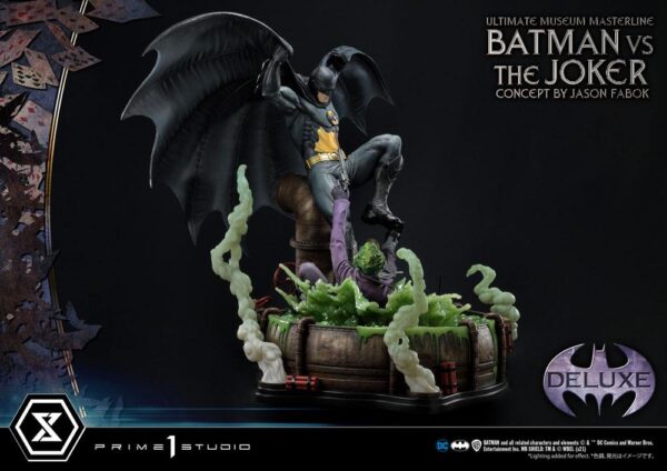 Estatua Batman vs The Joker Deluxe Bonus