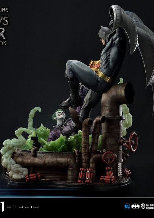 Estatua Batman vs The Joker Deluxe Bonus