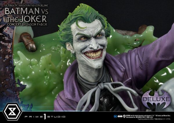 Estatua Batman vs The Joker Deluxe Bonus