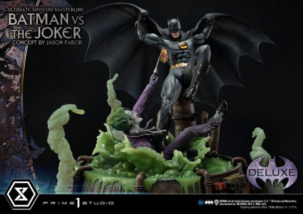 Estatua Batman vs The Joker Deluxe Bonus