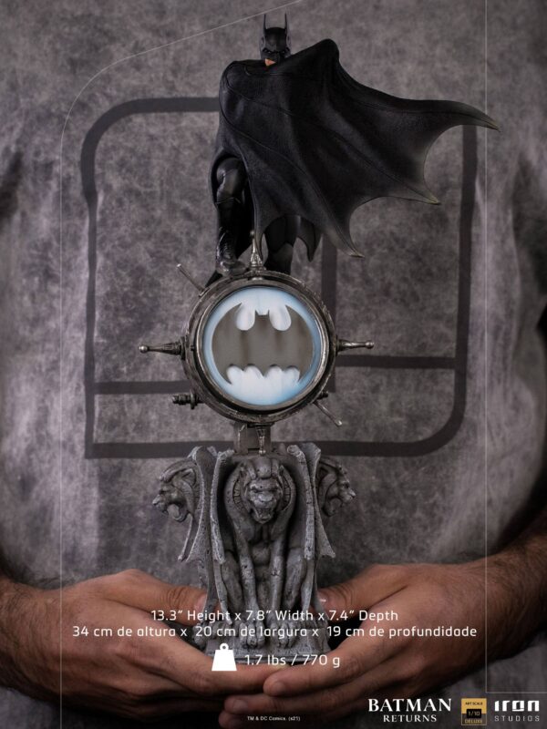 Descubre el apasionante mundo de Estatua Deluxe Art Scale Batman.