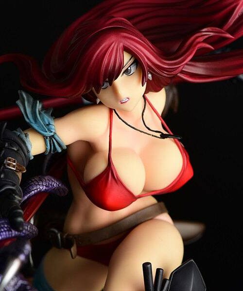 Descubre el apasionante mundo de Estatua Erza Scarlet Black Armor.