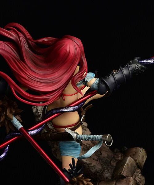 Descubre el apasionante mundo de Estatua Erza Scarlet Black Armor.