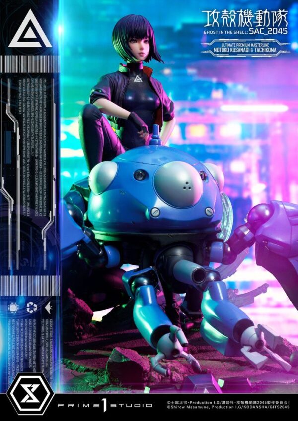Descubre el apasionante mundo de Estatua Kusanagi and Tachikoma.