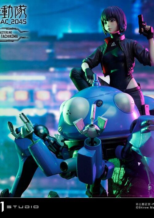 Descubre el apasionante mundo de Estatua Kusanagi and Tachikoma.