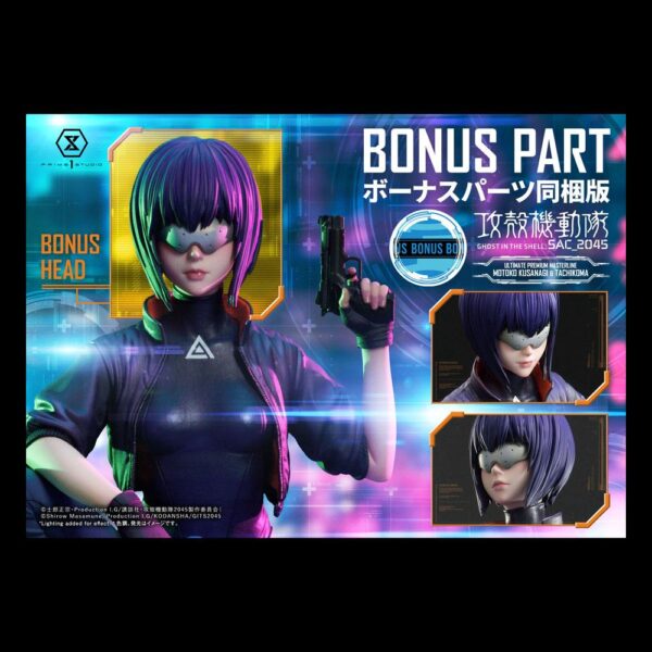 Descubre el apasionante mundo de Estatua Kusanagi and Tachikoma Bonus Version.