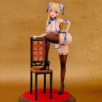 Descubre el apasionante mundo de Estatua Oriental Girl Illustration.