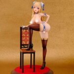Descubre el apasionante mundo de Estatua Oriental Girl Illustration.