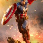 Descubre el apasionante mundo de Estatua Premium Format Captain America.