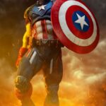 Descubre el apasionante mundo de Estatua Premium Format Captain America.