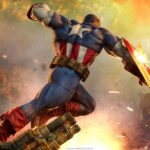 Descubre el apasionante mundo de Estatua Premium Format Captain America.