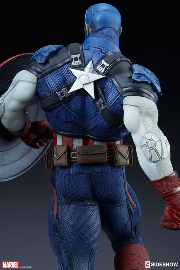 Descubre el apasionante mundo de Estatua Premium Format Captain America.