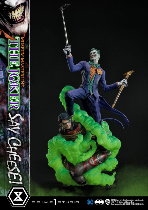Descubre el apasionante mundo de Estatua The Joker Say Cheese.