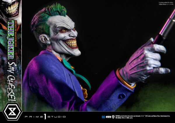 Descubre el apasionante mundo de Estatua The Joker Say Cheese.