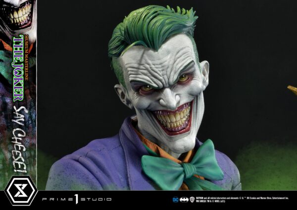Descubre el apasionante mundo de Estatua The Joker Say Cheese.