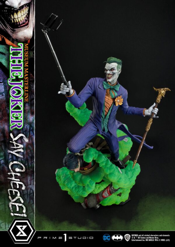 Descubre el apasionante mundo de Estatua The Joker Say Cheese.