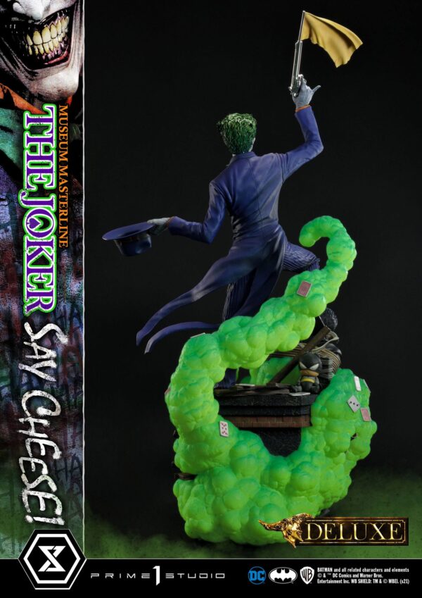 Descubre el apasionante mundo de Estatua The Joker Say Cheese Bonus.