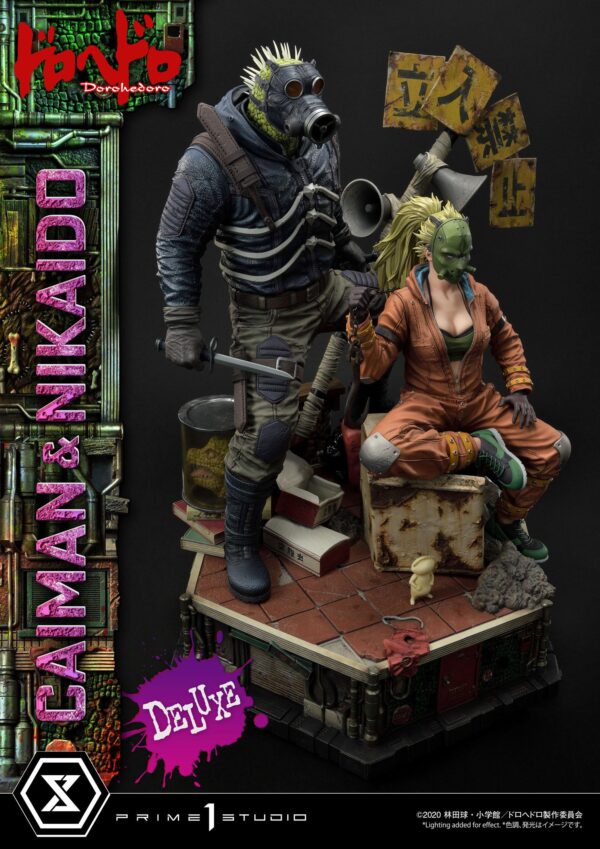 Descubre el apasionante mundo de Estatua Caiman y Nikaido Deluxe Version.